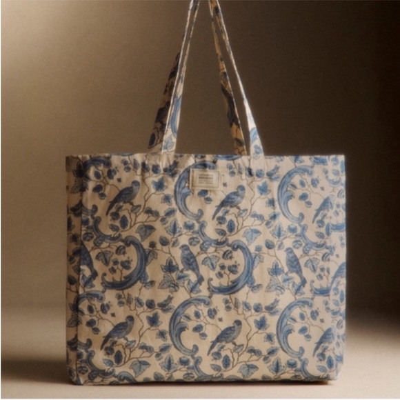 Sezane Handbags - NWOT Sézane Antionette Poisson Canvas Tote Bag